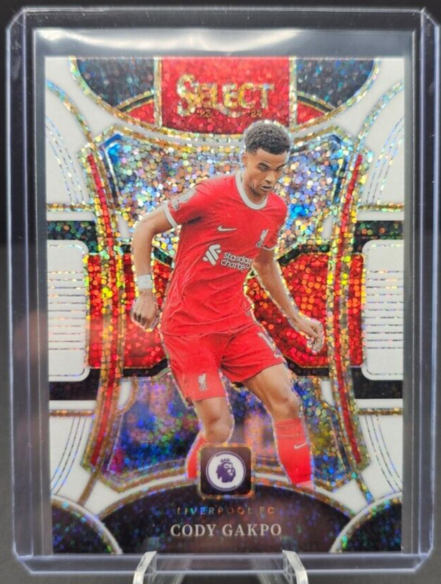 2023-24 Panini Select Premier League Cody Gakpo 153 White Sparkle Prizm