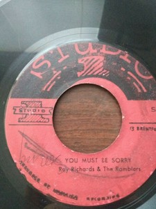 Roy-Richards-amp-The-Ramblers-You-Must-Be-Sorry-7-034-Vinyl-Single-STUDIO-ONE-SKA