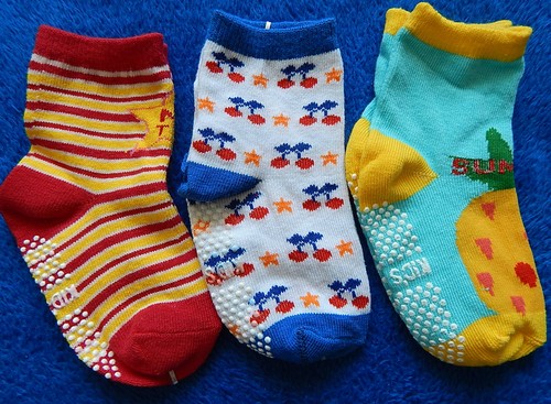 3 Pairs Baby Non Slip Grip Socks Toddler Girl Boy 6 - 12 Months - Picture 7 of 28