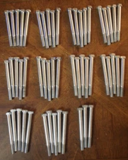 53 Midwest Fastener 7/16" x 4-1/2" Long Zinc Hex Bolts. Coarse Thread. Grade 2.