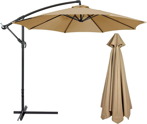 10 FT 6/8 Rib Umbrella Canopy Replacement for Outdoor Market Patio Table - Picture 8 of 12