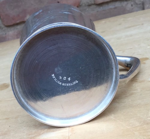 Antique American Victorian Silver Presentation Mug marked “English Sterling” - Picture 8 of 9