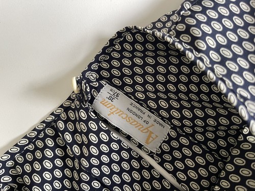 *VINTAGE* Blusa Aquasqutum Uk12/14, talla 38 pulgadas, mangas largas años 80 - Imagen 4 de 4