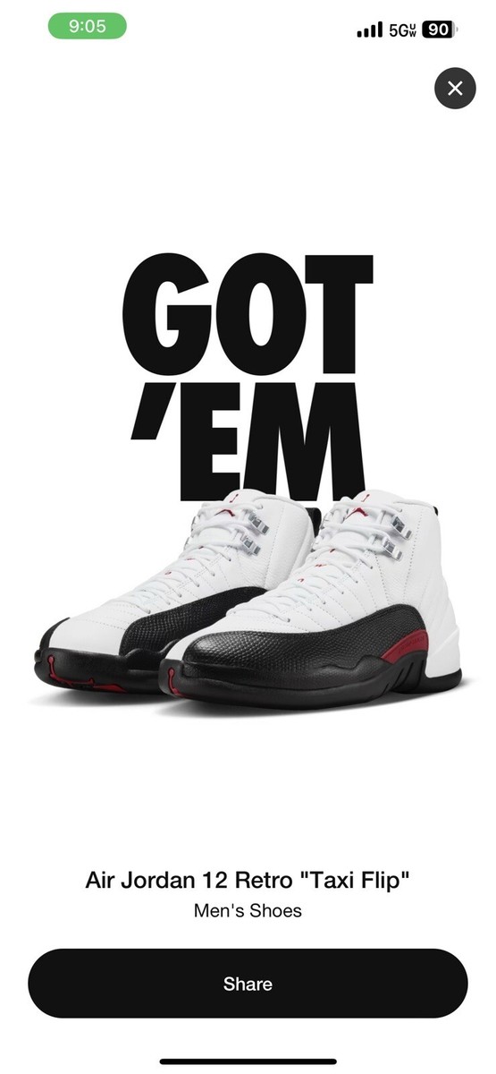 Men's) Air Jordan 12 Retro 'Red Taxi Flip' (2024) CT8013-162