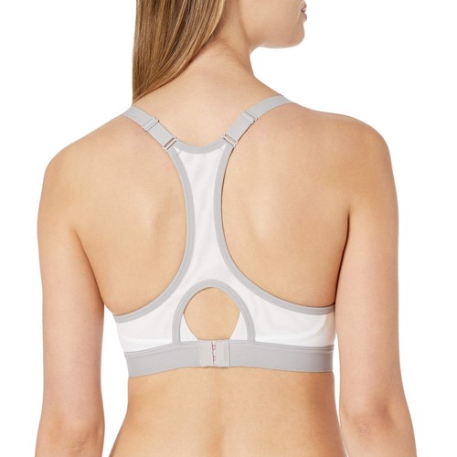 Champion 300484 Women's The Absolute Max 2.0 Sports Bra, White/Ice Glaze, M - Picture 2 of 2