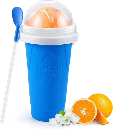 Taza para hacer slushie RELPOM, tazas de batidos congelados rápidos TIK TOK Magic, taza de enfriamiento