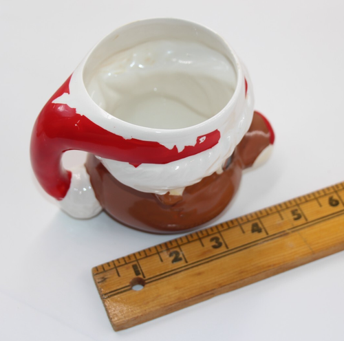 2 Vtg Rudolph Reindeer Ceramic Mug Robert L May Co Applause Christmas Chippy - Picture 10 of 15