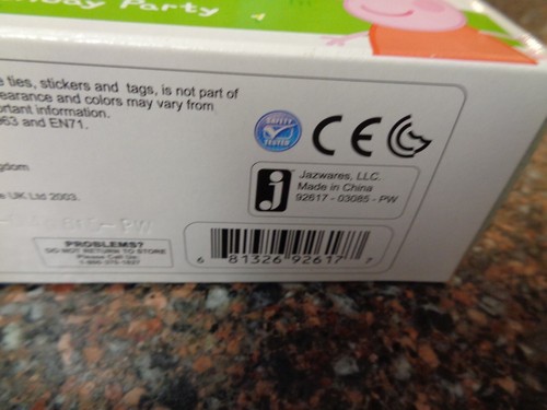 Peppa Pig Birthday Party Action Figure Play Set 2.5" Candy Cat New - Picture 6 of 6