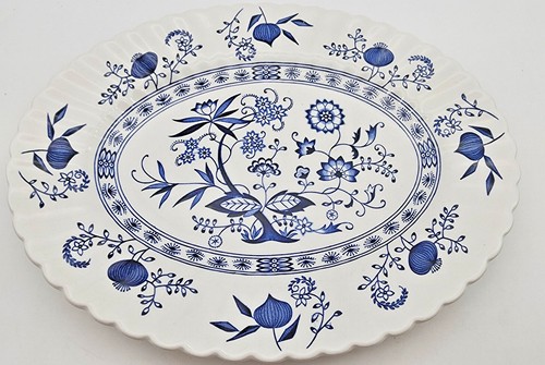 Artículos de cena y servicio Enoch Wedgwood (Tunstall) azul blanco Heritage cebolla azul - Imagen 26 de 38
