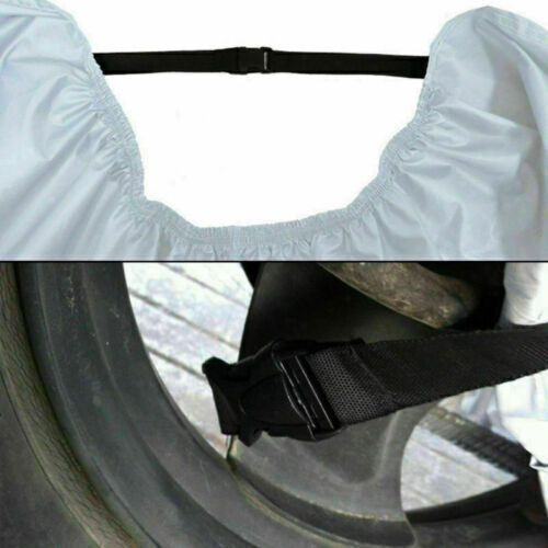 Motorcycle Cover Large Waterproof Heavy Duty For Outside Storage Snow Rain Cover - Picture 10 of 12