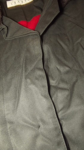 Charon Cappotto Da Donna Grigio Scuro Taglia XXL Oversize Vintage Boutique Moda - Picture 8 of 17
