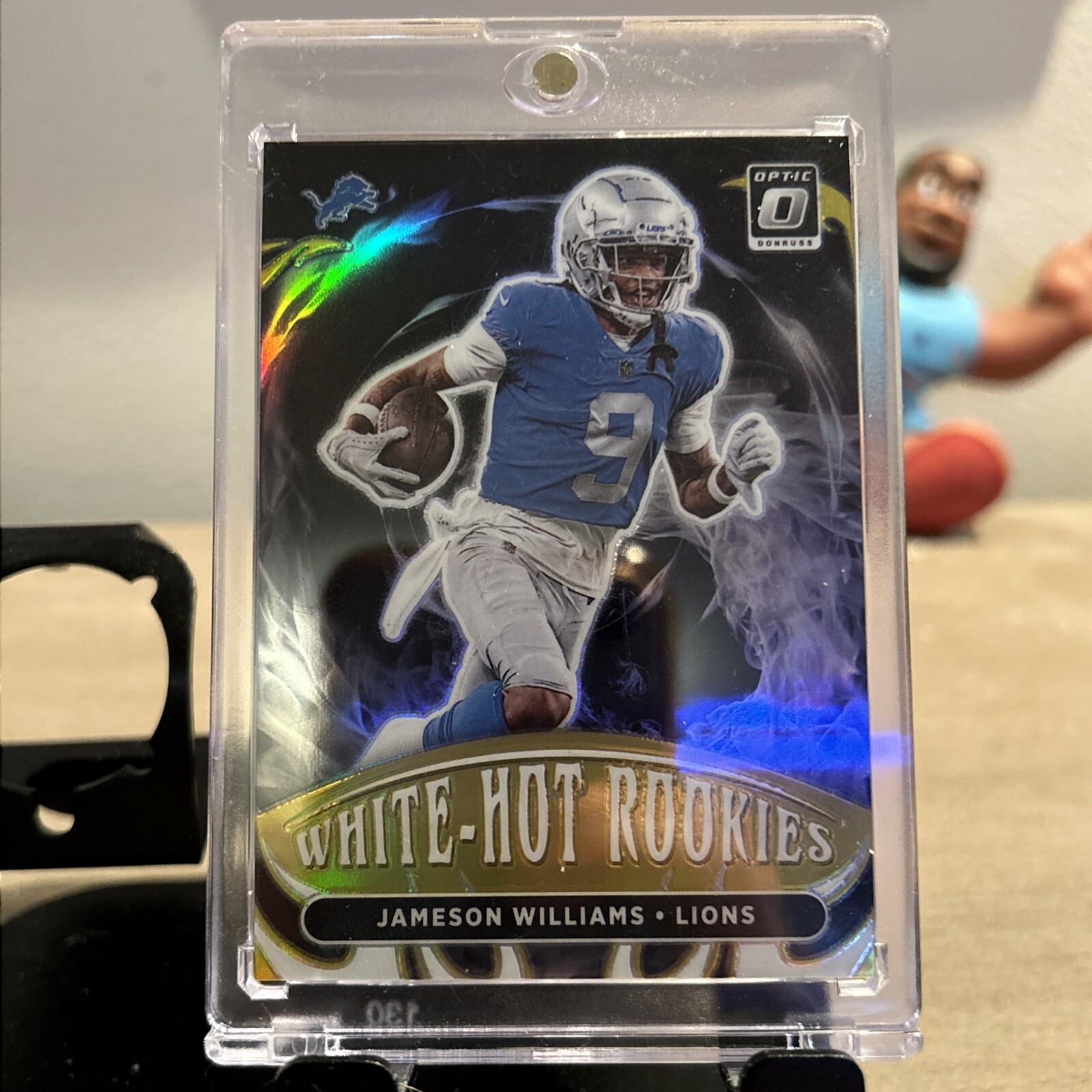 Jameson Williams 2022 Optic White Hot Rookies GOLD Rookie SSP /10!!