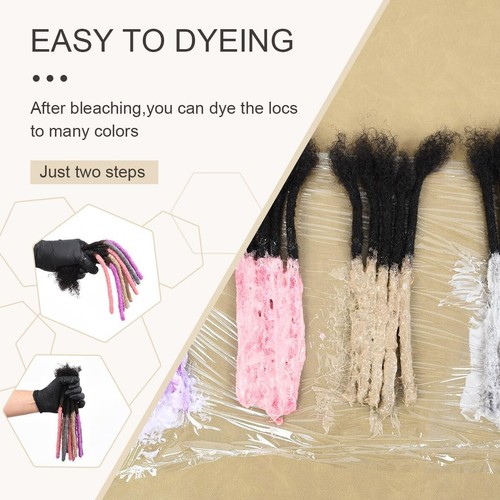 Daixi 60 Ständer 4 mm Dicke 18 Zoll 100 % Echthaar Dreadlock Afro Kinky - Bild 8 von 8