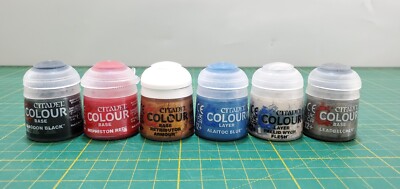 Citadel Colour Farbe Auswahl Layer & Base 6 x 12ml/ 24,40 