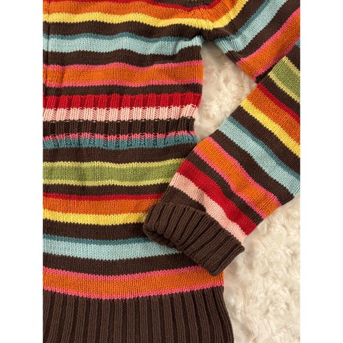 Gymboree Cupcake Cutie Multi Colored Stripe Cardigan Sweater GUC 9 PRECIOUS - Picture 5 of 11