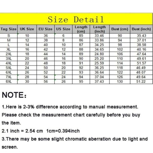 Women Fashion Summer U Collar Sleeveless Tank Dress Plus Size S-8XL - Picture 2 of 19