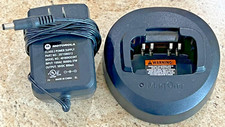 OEM Motorola MagOne Desktop Rapid Charger Base PMLN5041A & Power Supply Mag One