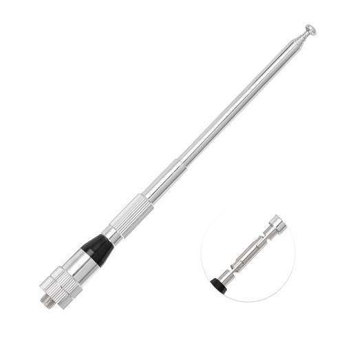 Dual Band VHF UHF Ham Radio Antenna 5 Section Telescopic SMA for Wouxun - Picture 2 of 12