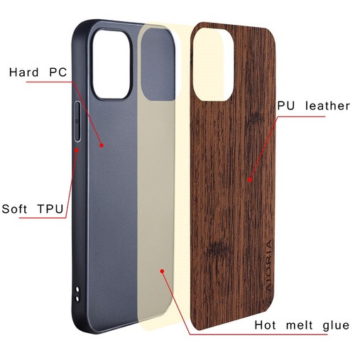 Shockproof Wood Grain Back Case For OnePlus 9R 8T 7T 6T Pro Nord N200 CE2 N10 - Picture 5 of 18