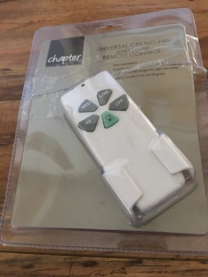Chapter universal ceiling fan and light remote control doesn t working