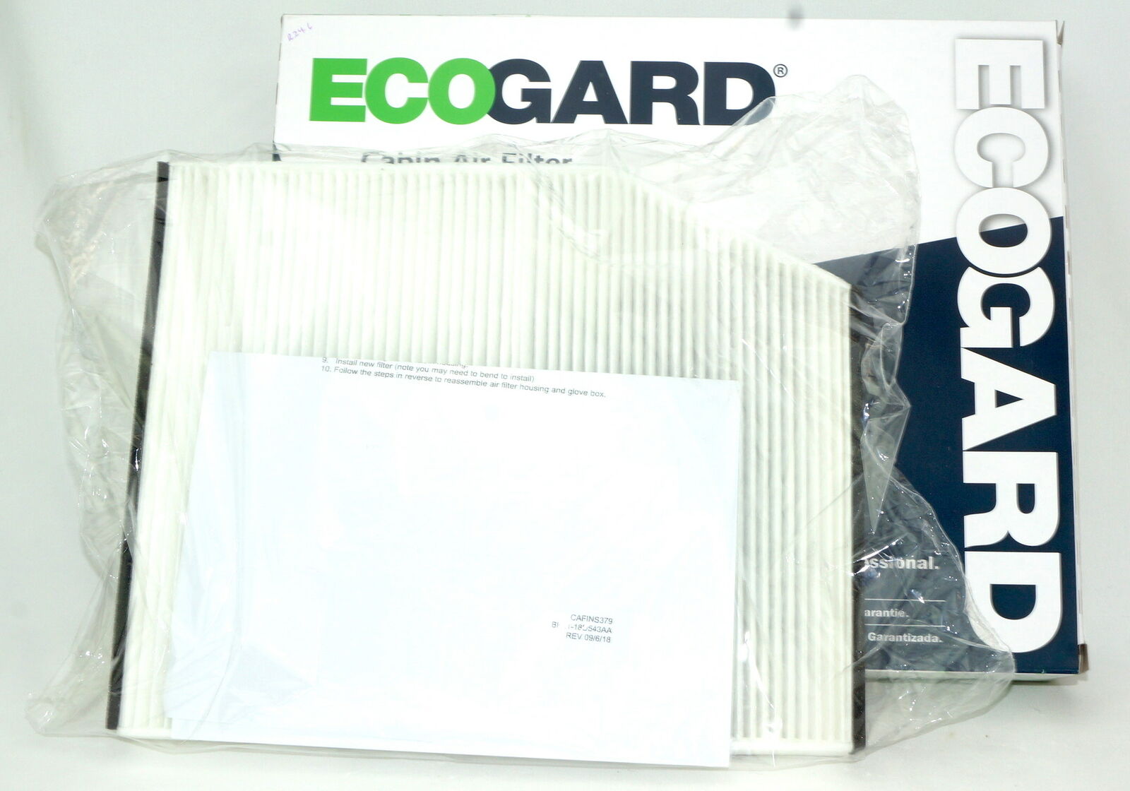 ECOGARD XC11577 Premium Cabin Air Filter replaces Ford BK2118D543AA BK2Z19N619A