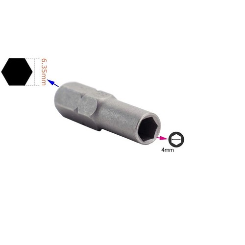 1/4" standard hex To 4 mm Micro Magnetic Bit Socket Handle for electronic repair - Picture 3 of 12