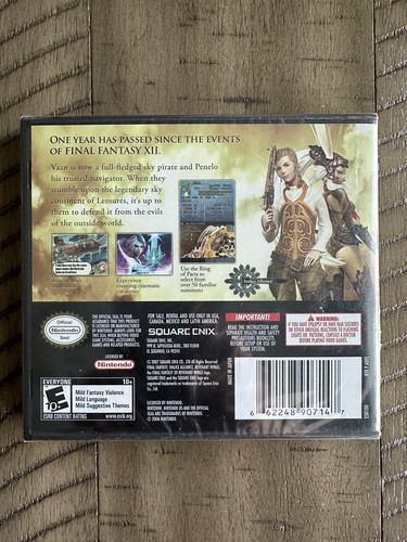 Final Fantasy XII - Revenant Wings - Nintendo DS - Brandneu | Factory Sealed - Bild 2 von 2
