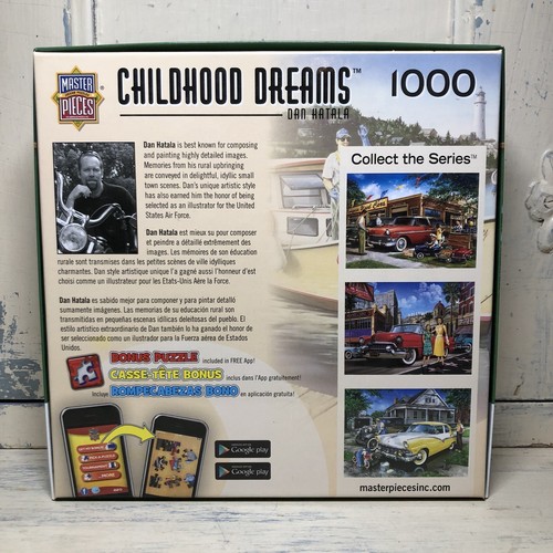 Childhood Dreams Dan Hatala 1000 Piece Puzzle Master Pieces - COMPLETE - Picture 4 of 6
