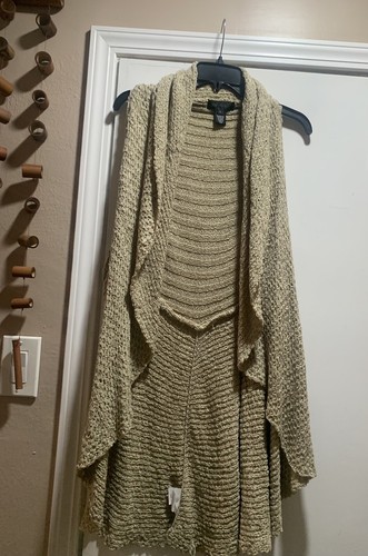 Chaleco Karen Kane Mohave Sun Tape Hilo Talla L Nuevo con Etiquetas - Imagen 1 de 9