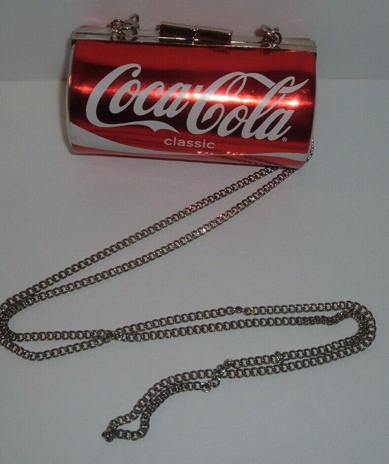 Red Classic Coca Cola Can Vinyl Cross Body Purse … - image 2