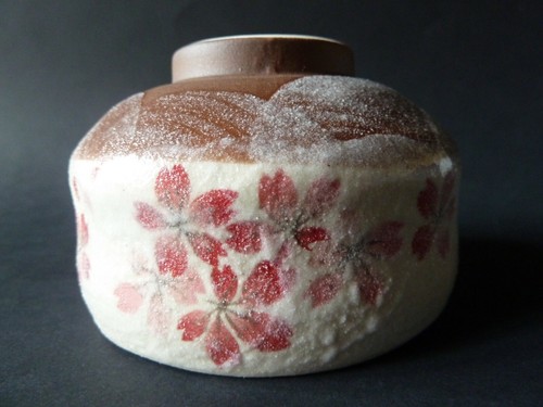 Original Japanische Matcha schalen aus Mino,Mini-Matchawan,Mino-yaki,Kirschblüte - Bild 2 von 9