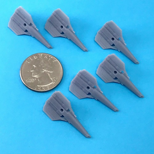 Colonial Viper Space Superiority Fighters (Set of 6) Wargame Miniatures - Picture 2 of 7