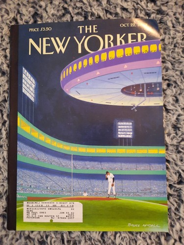 The New Yorker Full Magazine, 22. Oktober 2001. "Sky Box" von Bruce McCall