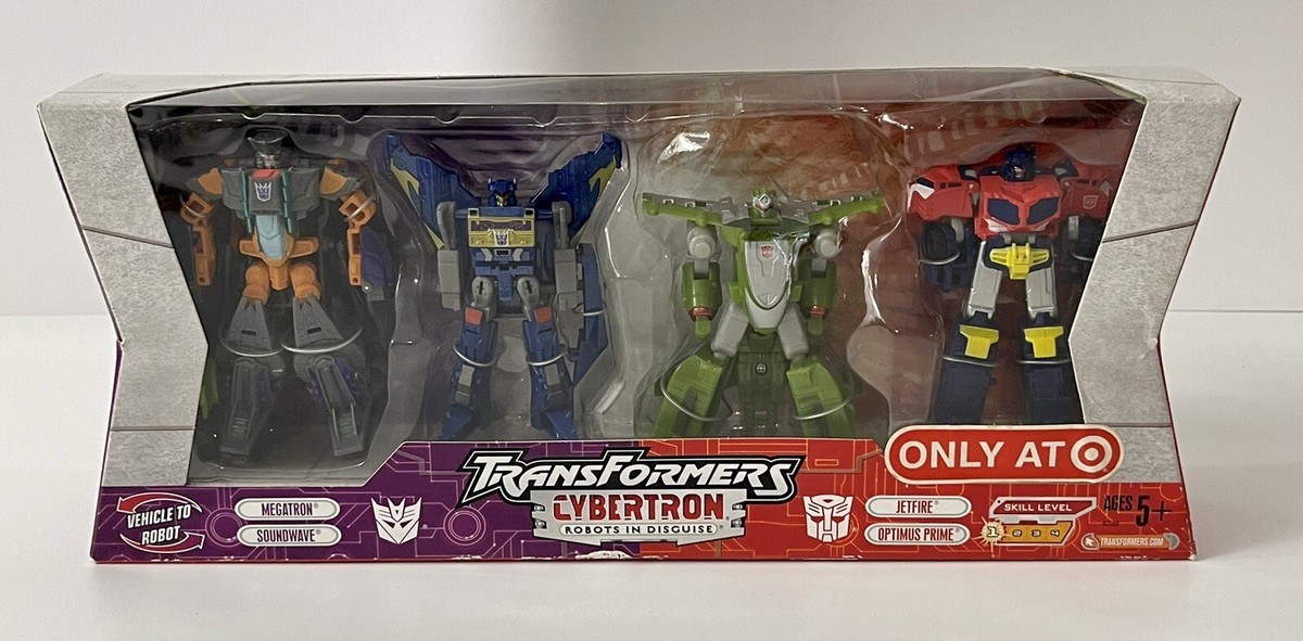 Transformers Cybertron 4-pack Megatron Soundwave Jetfire