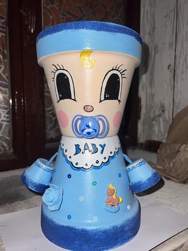 vaso in terracotta Dipinto A Mano - Foto 3 di 9