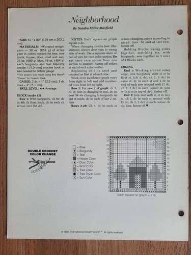 Lot 11+ Needlecraft Shop Afghan Patterns Collectors Series Thrifty Scraps - Picture 8 of 22