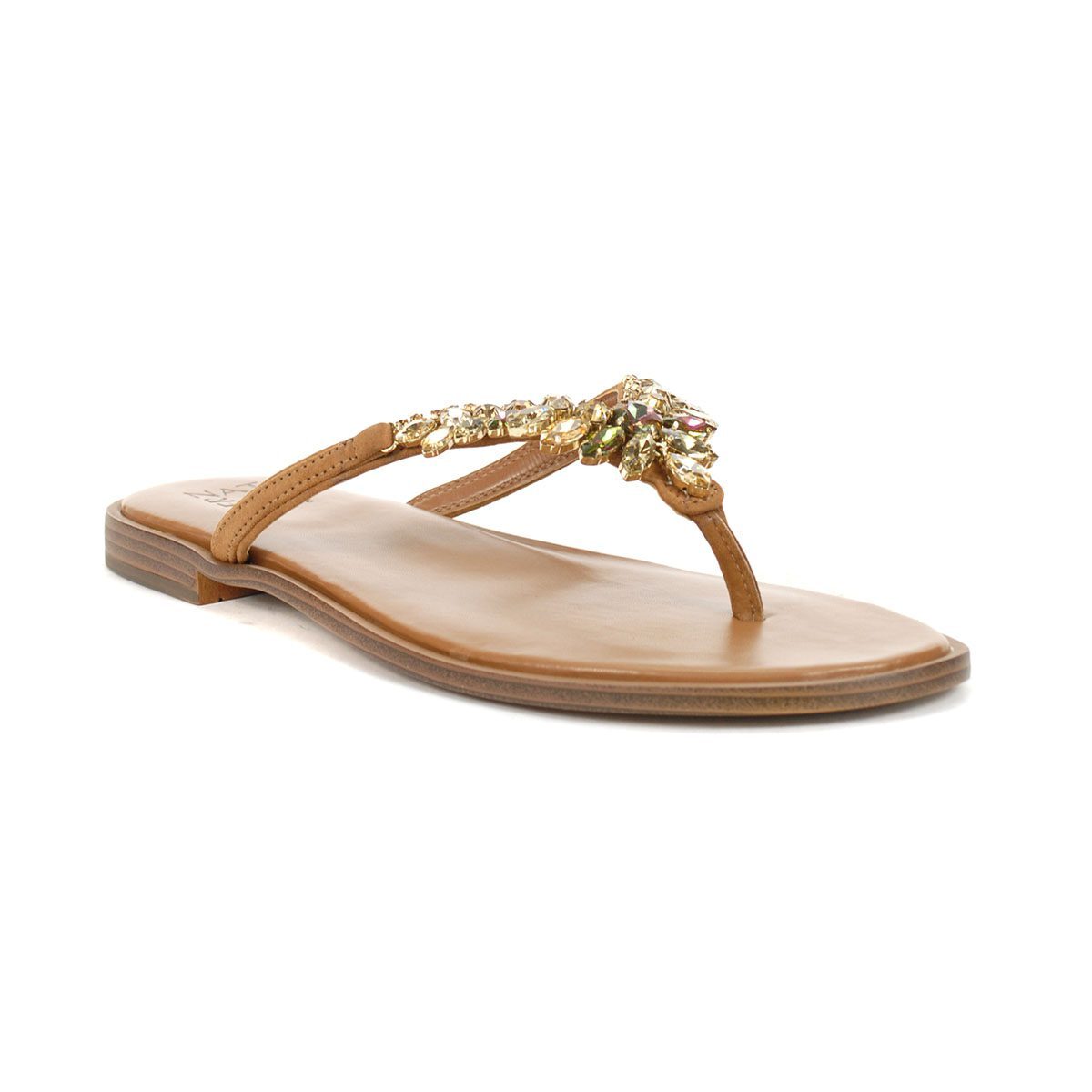 Naturalizer Fallyn English Tea Synthetic Flat Sandals G9735L4200