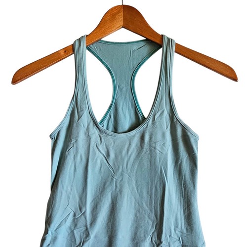 Lululemon Tank Top Cool Racerback Athletic Blue Activewear Size 6 Aquamarine - Picture 3 of 8
