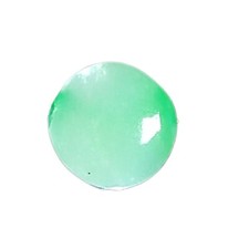 Imperial Green Jadeite Cabochon from Guatemala - 9mm Circle  Amazing Quality 