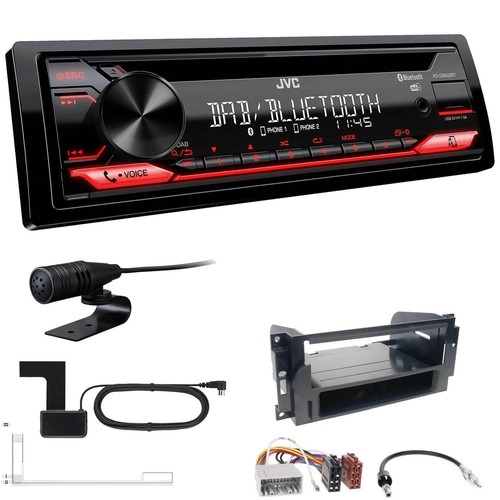 JVC KD-DB622BT DAB inkl Antenne Bluetooth Einbauset für Dodge Charger 2005-2008 - Bild 1 von 5
