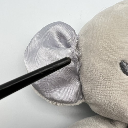 Baby Starters Wild Gray Elephant Lovey Satin Back Security Blanket Rattle - Picture 14 of 14