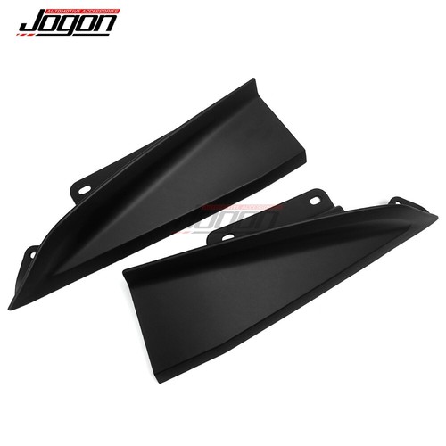 Matte Black Rear Bumper Side Corner Splitter Aprons For Ford Mustang S650 GT 24+ - Picture 10 of 11