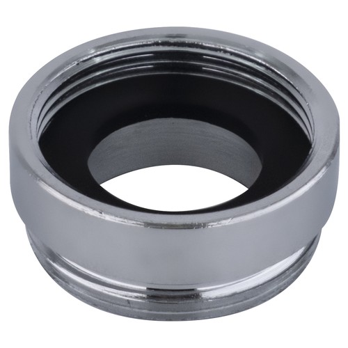 Buchse 13/16 Zoll bis 24 Zoll x Stecker 55/64 Zoll bis 27 Zoll Messing Adapter Chrom - Bild 1 von 4