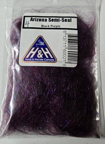 Arizona Semi-Seal " Black Purple " Dubbing