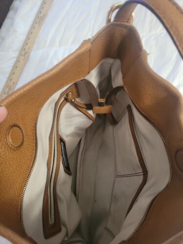 Bolso de Hombro Hobo Grande Gianni Chiarini Italiano de Cuero de Guijarros - Imagen 3 de 9