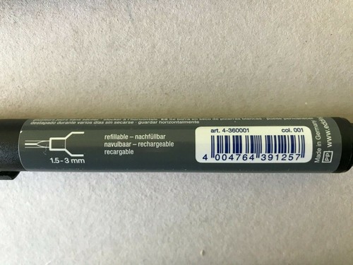 Three Black Edding 360 Whiteboard Markers - Picture 4 of 4