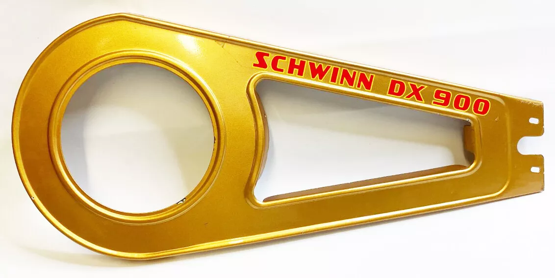 Vintage Schwinn DX 900 Exerciser Chain Guard Harvest Gold Used