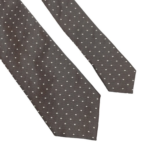 Boggi Milano 100% Silk Taupe Beige Italy Necktie Tie Luxury Designer - Picture 5 of 5