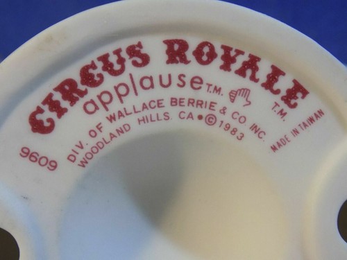 VINTAGE 1983 CIRCUS ROYALE APPLAUSE CLOWN FIGURINE #9609 - EXCELLENT - Picture 7 of 7