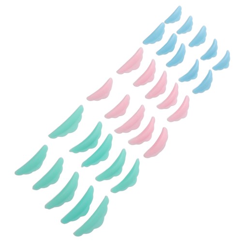 45 Pairs Silicone Eyelash Pads Reusable 5 Sizes 3 Colors Lash Perm Lash Lift CHW - Bild 16 von 24